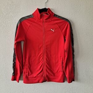 Boys Red Puma Sweatshirt